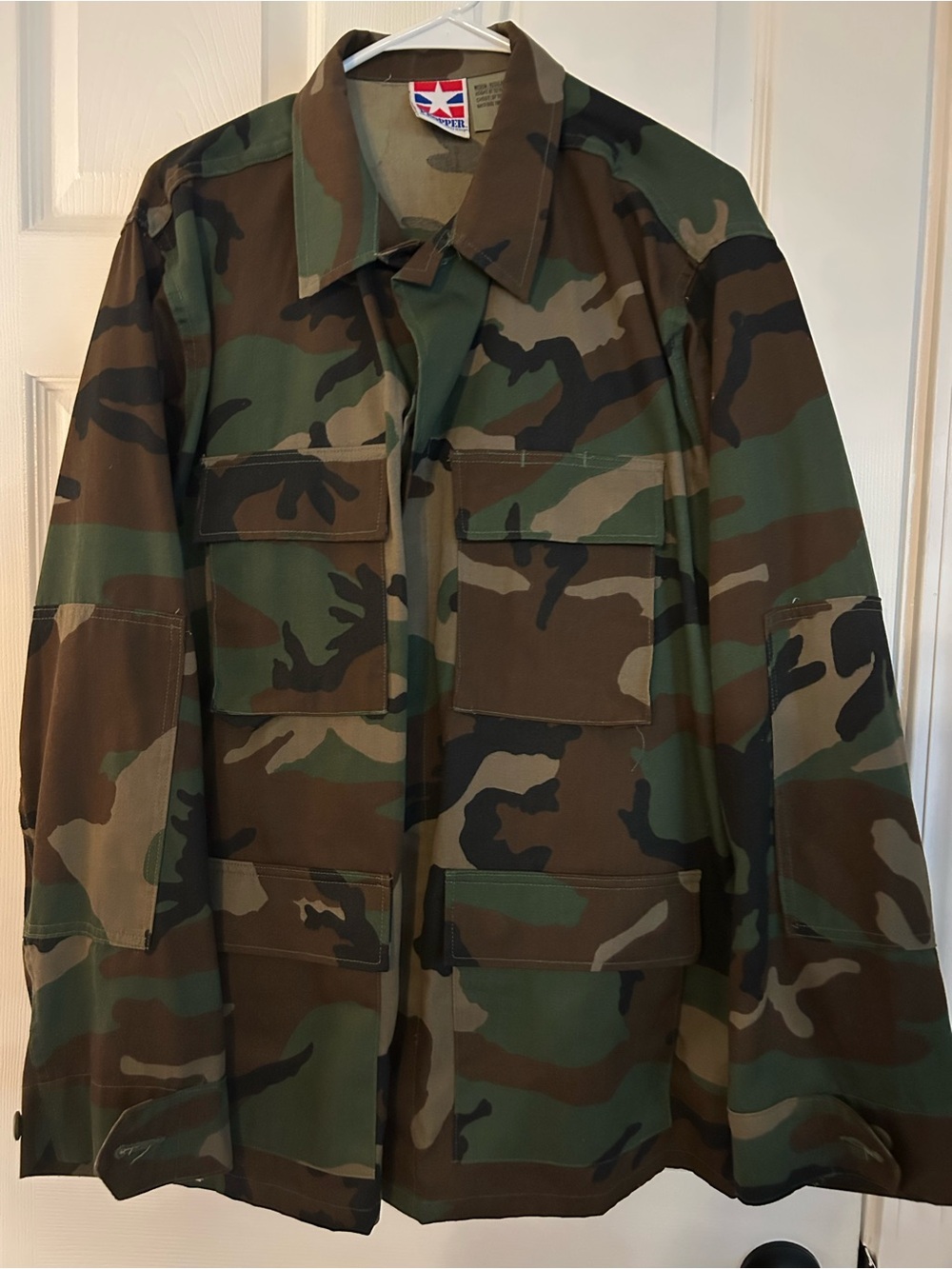 U.S. Military Vietnam Era Woodland Camo Uniform Jacket and Pants